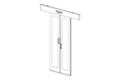 Rack skabe - APC HyperPod Door Dual Sliding Doors - FS-DR-1001-B