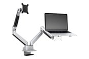 Skærmholder - Multibrackets M VESA Gas Lift Arm Dual Arm w. Laptop Holder - 7350105211904