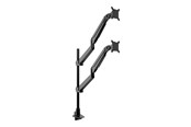 Vægbeslag, AV-Beslag & AV-Møbler - Multibrackets M - mounting kit - gas lift - for 2 LCD displays - VESA dual stacked pole - black - Maks 20 kg - Maks størrelse 15"-34" - 7350105214288