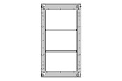 Vægbeslag, AV-Beslag & AV-Møbler - Multibrackets M Pro - mounting kit - black - Maks 160 kg - Maks størrelse 75" - 7350105215339