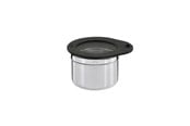 Andre køkkenapparater - Rösle Storage canister 0.3 litres 8 x 6.5 cm Steel/Clear/Black - 22568