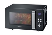 Mikro/miniovn - SEVERIN MW 7763 - microwave oven with grill - freestanding - black/stainless steel - 7763000