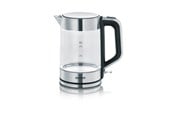 Elkedel - SEVERIN Elkedel WK 3420 - glass/brushed stainless steel/black - Glass/brushed stainless steel/black - 2200 W - WK3420