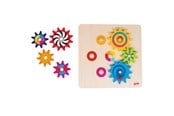 Puslespil - Goki Sprocket Puzzle 8pcs. Wood - 58530