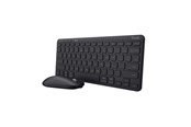 Tastatur - Trust Lyra - Tastatur & Mus sæt - Nordisk - Sort - 25060