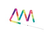 Rolleleg - Goki Dance ribbon rainbow - 15527