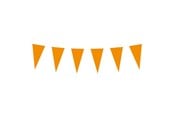 Legetøj - Boland Paper Flag Line Orange 10mtr. - 61814