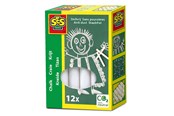 Kreativt Legetøj - SES Creative Chalk - White 12 pcs. - 00200