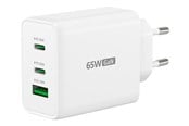 Mobil - Adaptere & Opladere - j5create 65W GaN 3-Port Charger - JUP3365E-EN