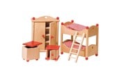 Trælegetøj - Goki Dollhouse Furniture Children's room - 51953