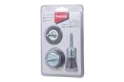 Stiksav - Makita Wire Brush Set - for steel paint rust coating - 3 pieces - D-66070