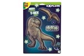 Børneværelse - SES Creative Mega Glowing T-Rex World Wall Stickers - 25129