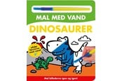 Børnebøger - Mal med vand - Dinosaurer (papbog med pensel - far - Børnebog - Papbog - 9788741524061