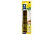 Skrive- og Tegneværktøjer - Staedtler Noris Blyant 2B,HB,2H 4 ass./bk 100% PEFC - 120-S BK4D