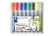 Skrive- og Tegneværktøjer - Staedtler Lumocolor Flip C-Marker 8/ass boks - 356 SWP8