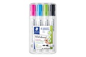 Skrive- og Tegneværktøjer - Staedtler Lumocolor WB-marker 2mm 4 ass/boks - 351 WP4-1