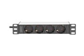 Strømkabel (ekstern) - DIGITUS 4-Port - 1U - Aluminum PDU - DN-95418