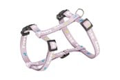 Hunde - Trixie Junior Puppy H-Harness with Lead M-L: 27-45cm/10mm 2m. light lilac - TX15354