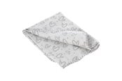 Hunde - Dogman Fleece Blanket Heart Grey 100x70cm - 810506