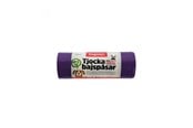 Hunde - Dogman Tykke Hundeposer med Bindehåndtag Lilla (50-Pak) - 738837