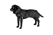 Hunde - Dogman Dog Raincoat Aqua Black 55cm - 757099