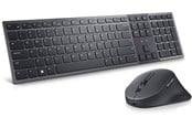 Tastatur - Dell Premier Collaboration Keyboard and Mouse Nordic - Tastatur & Mus sæt - Nordisk - Grå - KM900-GR-NOR