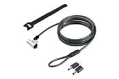 Systemtilbehør (kølepasta mv.) - StarTech.com Laptop cable lock 6Ft Compatible With Noble Wedge Laptop Cable Lock 6Ft (2m) Anti-Theft Keyed Lock Security Cable - NBLWK-LAPTOP-LOCK