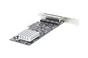 Netværksadapter (netkort, printserver mv.) - StarTech.com 4-Port 2.5Gbps NBASE-T PCIe Network Card Intel I225-V Chip Quad Port Computer Network Card Multi-Gigabit NIC PCI Express Server LAN Card - PR42GI-NETWORK-CARD