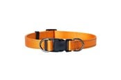 Hunde - Dogman Nylon Hundehalsbånd Iris Orange XL 25mmx38-66cm - 123027