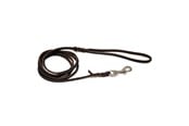 Hunde - Dogman Leather Leash Lina Brown L 18mm x 180cm - 220317