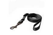 Hunde - Dogman Iris Justerbar Nylon Hundeline Sort Lille 10mm 120-200cm - 223000
