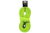 Hunde - Dogman Iris Vævet Sporline med Karabinhage Grøn 20mm 15m - 224008