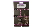 Katte - Dogman Kattsele-set Dot Lilla - 225229