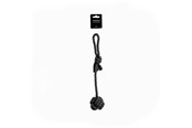 Hunde - Dogman Legetøj bold/reb sort 6/35cm - 325015