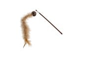 Katte - Dogman Legetøj stang Fuzzy brun - 331408