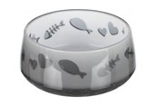 Katte - Trixie Plastic Bowl for Cats 0.3 l/ø 12 cm Assorted Colours - TX24420
