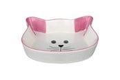 Katte - Trixie Ceramic Bowl cat face 0.25 l/12 cm assorted colours - TX24494