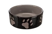 Hunde - Trixie Ceramic Bowl w/ paws 0.8 l/ø 16cm - TX24532