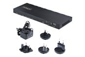 Skærm & Lyd switch - StarTech.com 4-Port HDMI Splitter 4K 60Hz HDMI 2.0 Video 1 In 4 Out HDMI Splitter 4K HDMI Splitter w/Built-in Scaler 3.5mm/Optical Audio Port Durable Metal Housing HDR/HDCP - HDMI-SPLITTER-44K60S