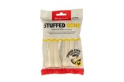 Hunde - Dogman Tyggeben af oksehud med kyllingefyld 12.5cm (2-pak) - 315080