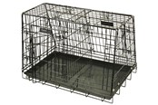 Hunde - Dogman Stålbur Standard Dobbel hæld L - 376464