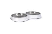Katte - Dogman Dobbelt madskål Amy Hvid 2x200ml - 359454