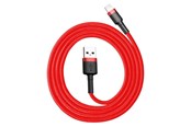 USB kabel - Baseus Cafule USB Lightning Cable 2.4A 0.5m (Red) - CALKLF-A09