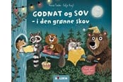 Børnebøger - Godnat og sov - i den grønne skov - Børnebog - Papbog - 9788772056661
