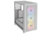 Kabinet - Corsair 3000D RGB AIRFLOW TG - White - Kabinet - Miditower - Hvid - CC-9011256-WW