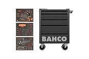 Værktøj - BAHCO værktøjsvogn 26'' Med 5 skuffer Indeholder - 1472K5BKFF3SD