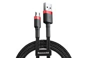 USB kabel - Baseus Cafule Micro USB cable 1.5A 2m (Red+Black) - CAMKLF-C91