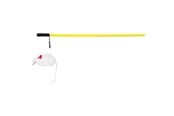 Katte - Trixie Playing Rod with Mouse 100cm assorted colours - TX4103