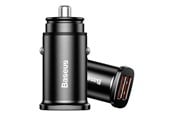 Mobil - Adaptere & Opladere - Baseus Square Car Charger 2xUSB QC3.0 5A 30W (Black) - CCALL-DS01
