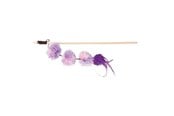 Katte - Trixie Playing Rod with Pompom Balls 40 cm assorted colours - TX45698